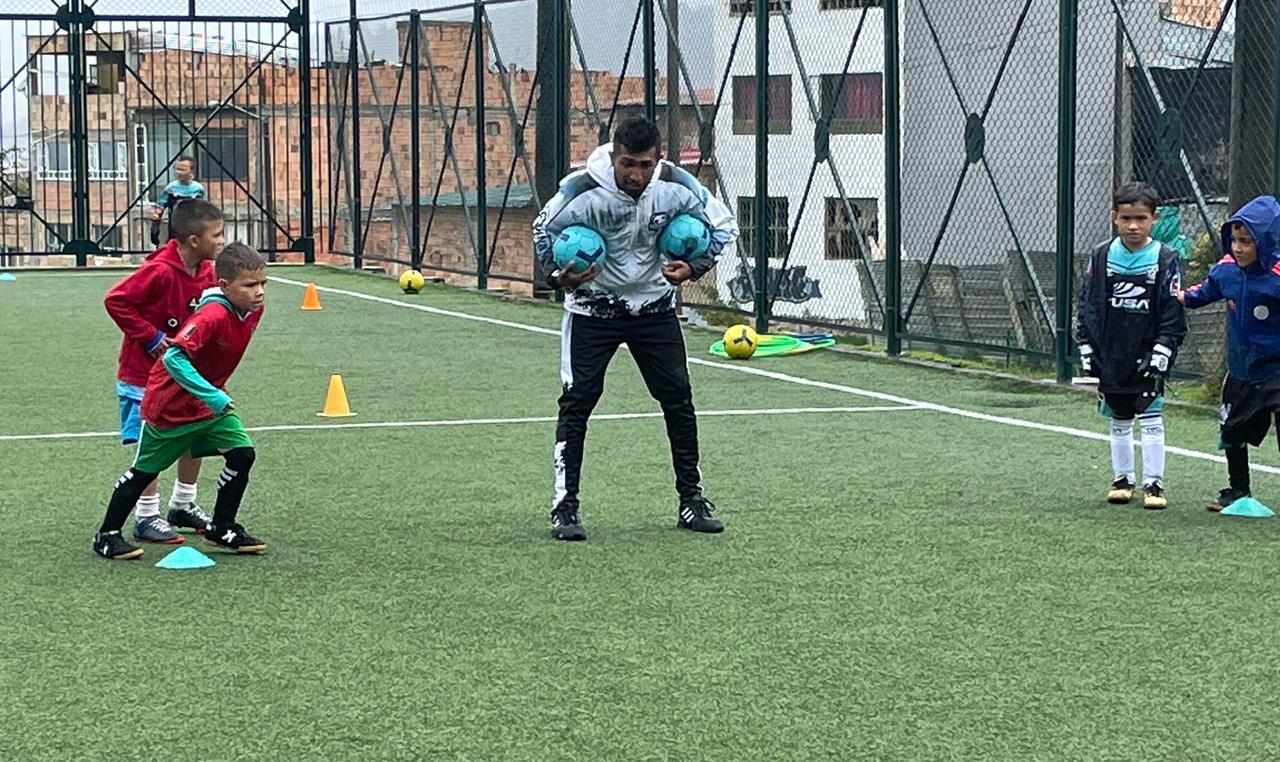 Participantes en una actividad deportiva de FUNDARCED