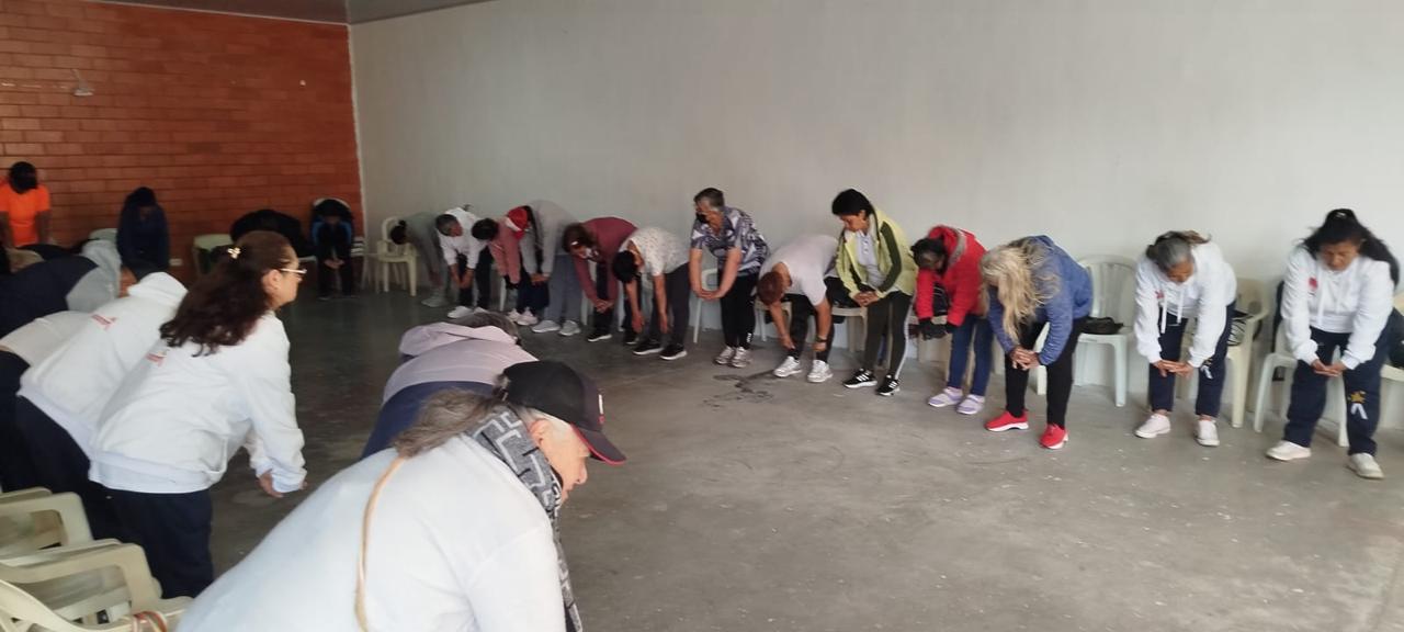 Jornada recreativa con personas mayores